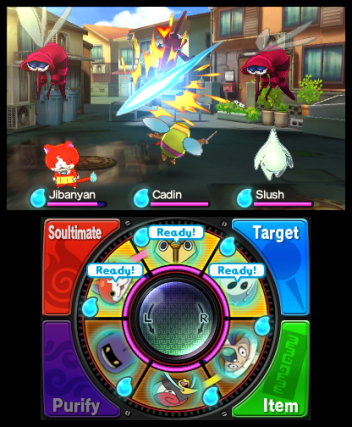 Yo-kai Watch Kampfsystem