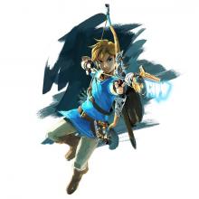 The Legend of Zelda: Breath of the Wild Link mit Bogen